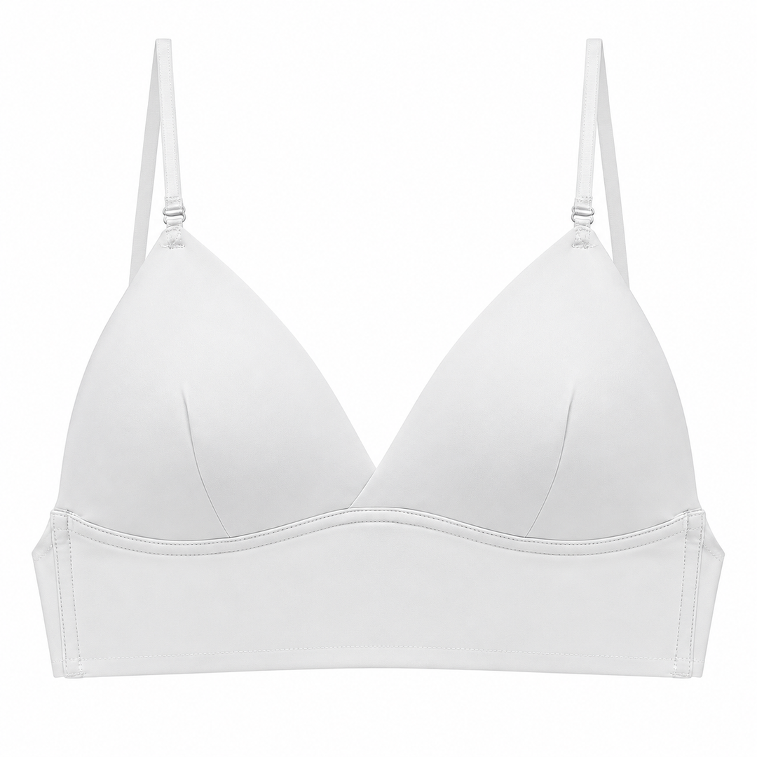 Mia - Women’s low back bra comfortable with triangle cups and thin straps