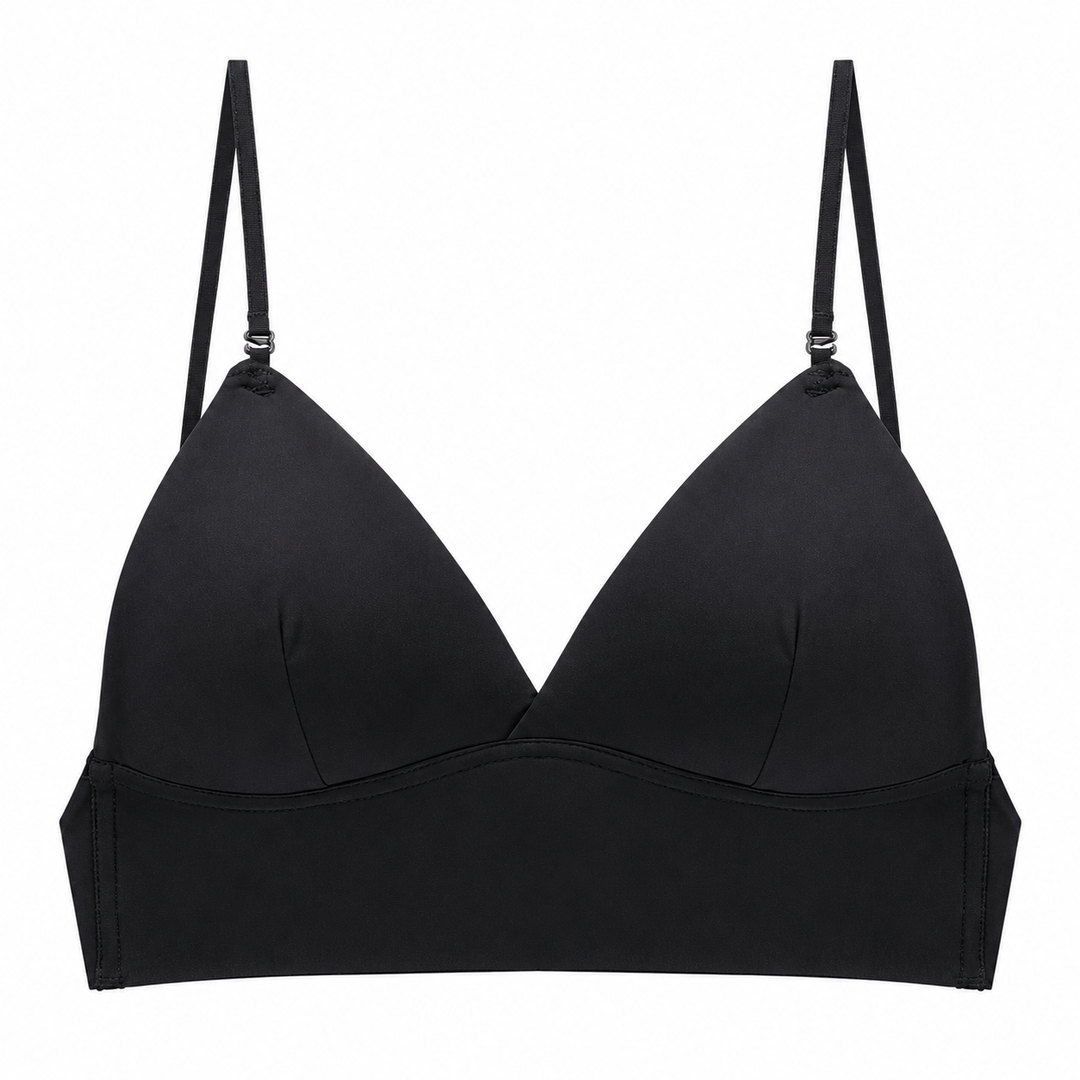 Mia - Women’s low back bra comfortable with triangle cups and thin straps