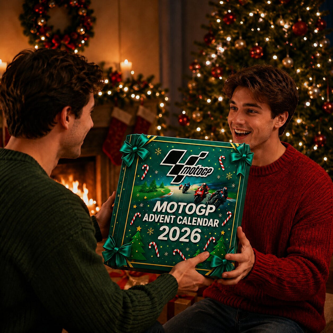 Motorcycle Racing Advent Calendar 2026 | 24 Racing-Themed Ornament Surprises | Holiday Countdown Collection