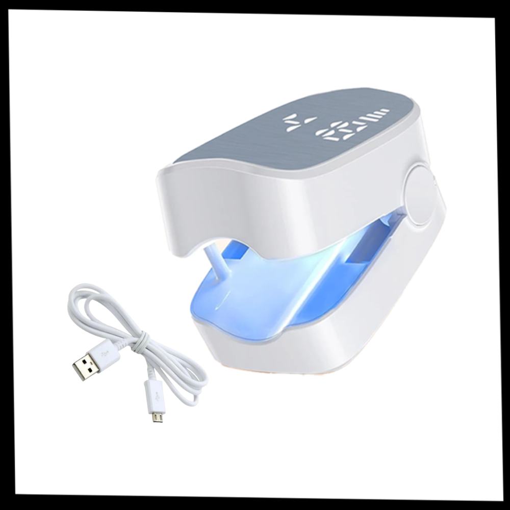 Nail Care Laser Device | Dual Laser Modes &amp; Blue Light | Rechargeable Portable Nail Care Tool