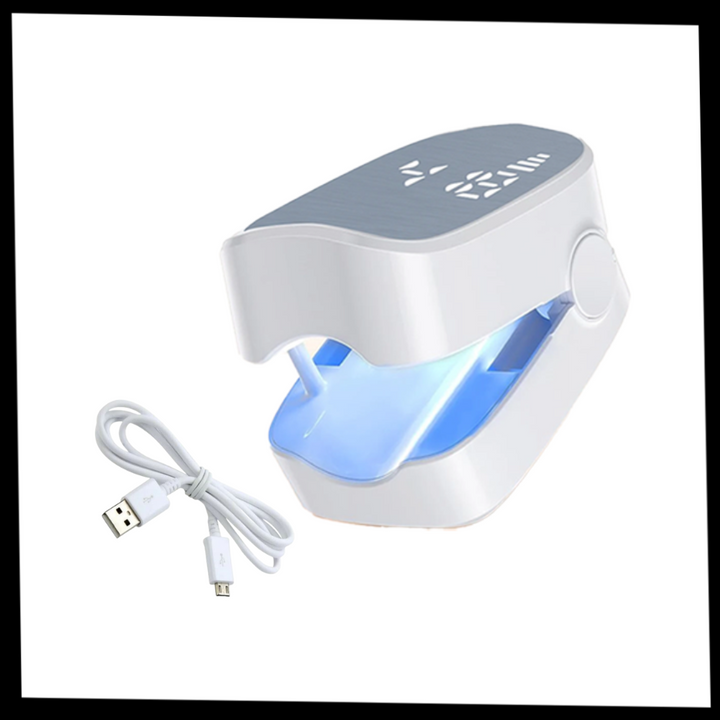 Nail Care Laser Device | Dual Laser Modes &amp; Blue Light | Rechargeable Portable Nail Care Tool