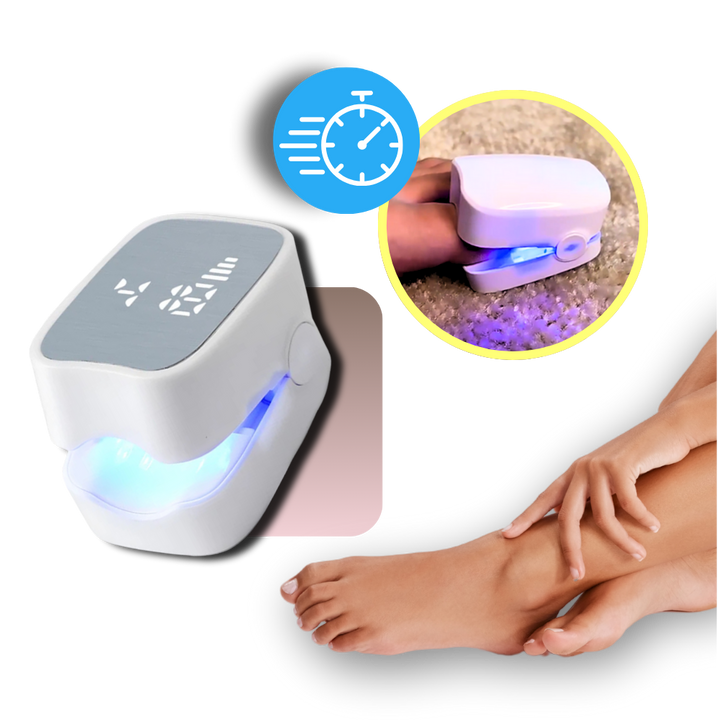 Nail Care Laser Device | Dual Laser Modes &amp; Blue Light | Rechargeable Portable Nail Care Tool