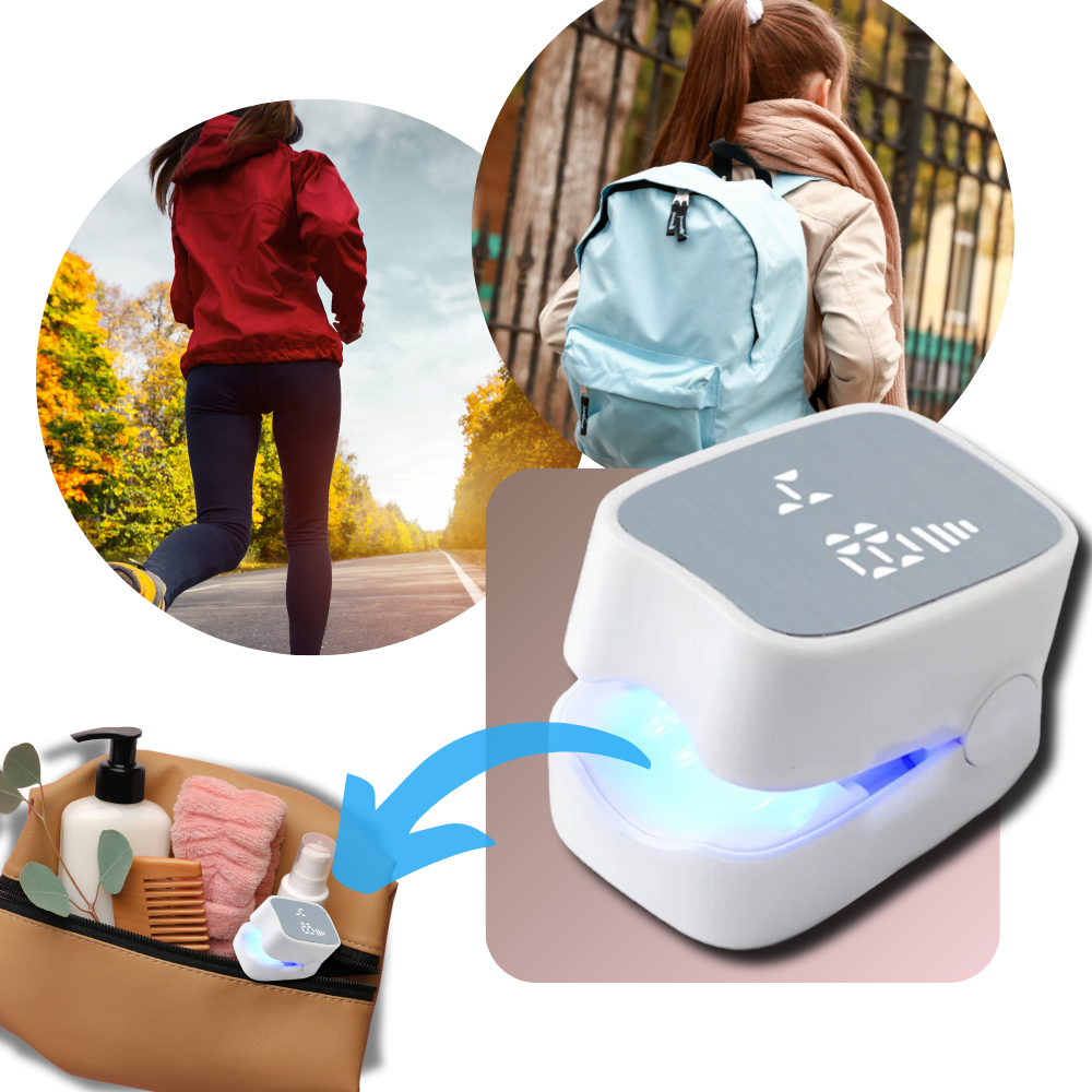 Nail Care Laser Device | Dual Laser Modes &amp; Blue Light | Rechargeable Portable Nail Care Tool
