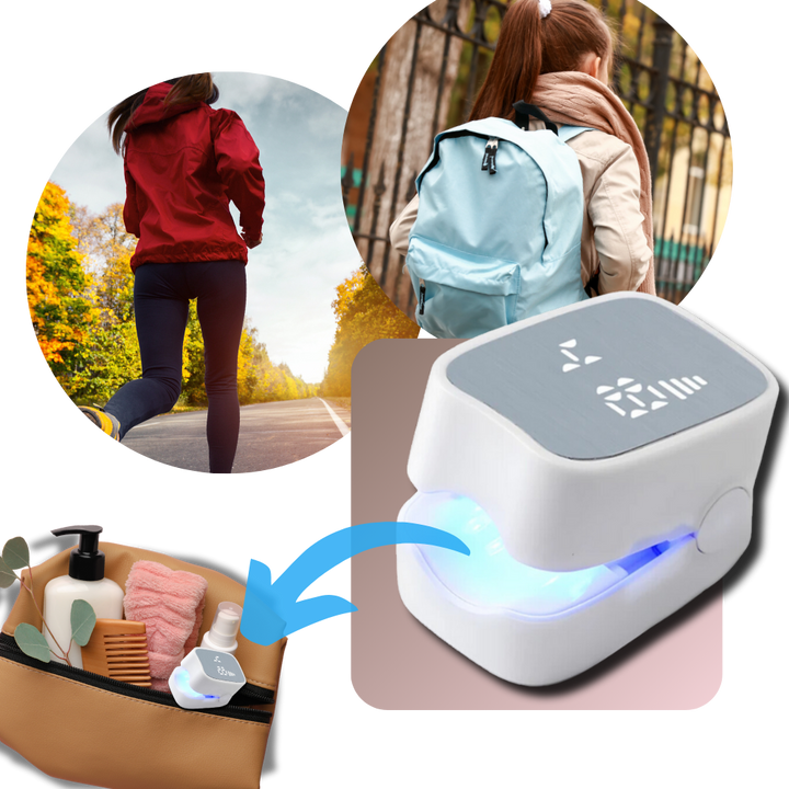 Nail Care Laser Device | Dual Laser Modes &amp; Blue Light | Rechargeable Portable Nail Care Tool