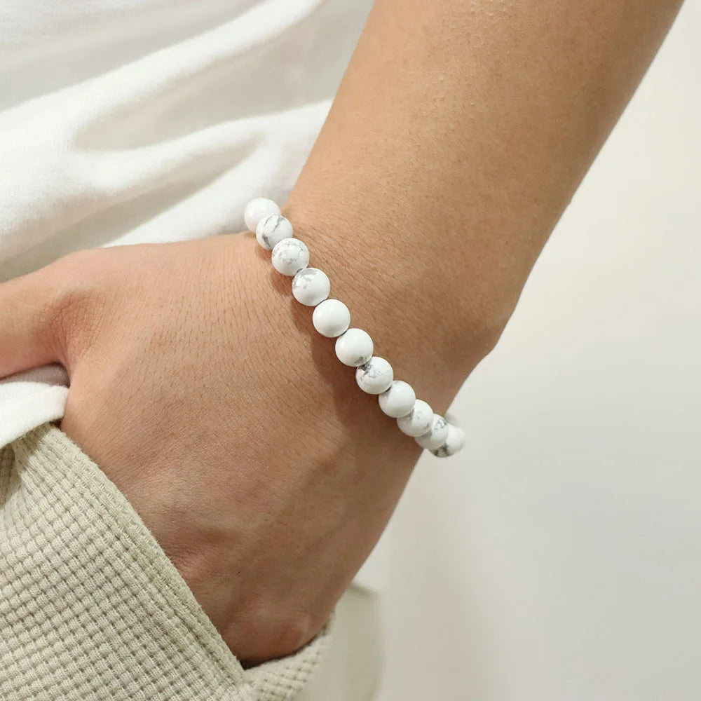 Natural Crystal Bracelet | 8mm Beads | Stretch-Fit Spiritual-Inspired Jewelry