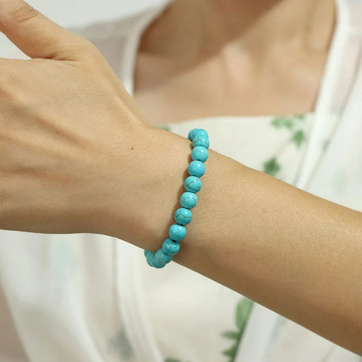 Natural Crystal Bracelet | 8mm Beads | Stretch-Fit Spiritual-Inspired Jewelry