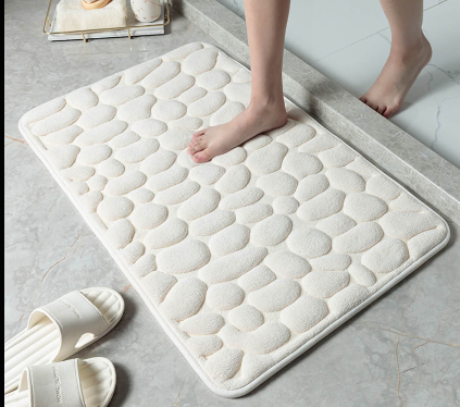 Non-Slip Bath Mat | Quick-Dry Absorbent Bathroom Rug | Soft Plush Bathroom Floor Mat