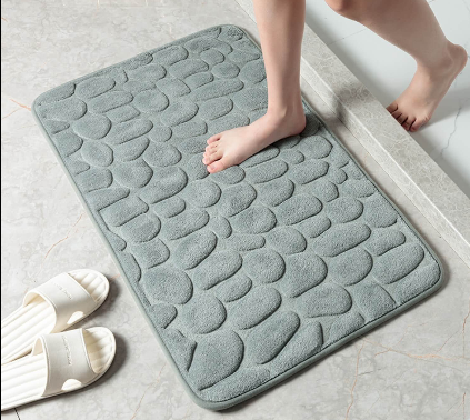 Non-Slip Bath Mat | Quick-Dry Absorbent Bathroom Rug | Soft Plush Bathroom Floor Mat