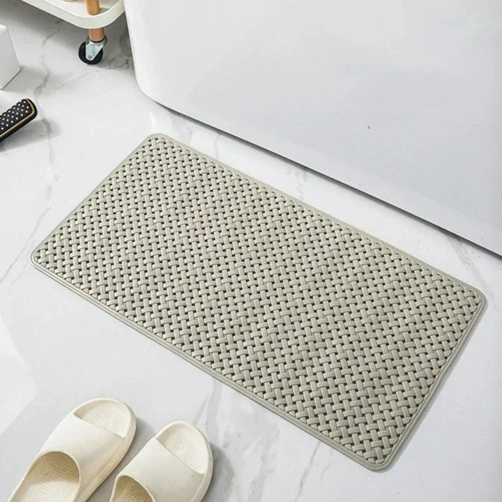 Non-Slip Bathtub Mat | Shower Mat with Suction Cups | Quick-Dry Bathroom Safety Mat