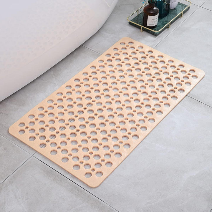 Non-Slip Shower Mat | Antibacterial Bath Mat with Drainage Holes | Quick-Dry Bathroom Safety Mat
