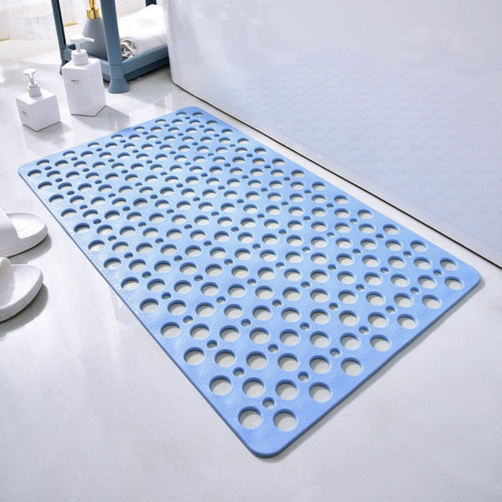Non-Slip Shower Mat | Antibacterial Bath Mat with Drainage Holes | Quick-Dry Bathroom Safety Mat
