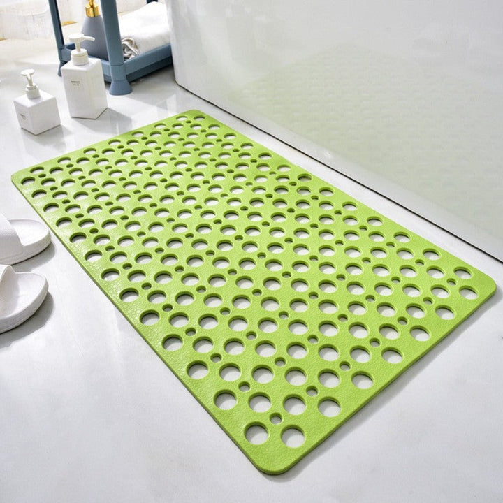 Non-Slip Shower Mat | Antibacterial Bath Mat with Drainage Holes | Quick-Dry Bathroom Safety Mat