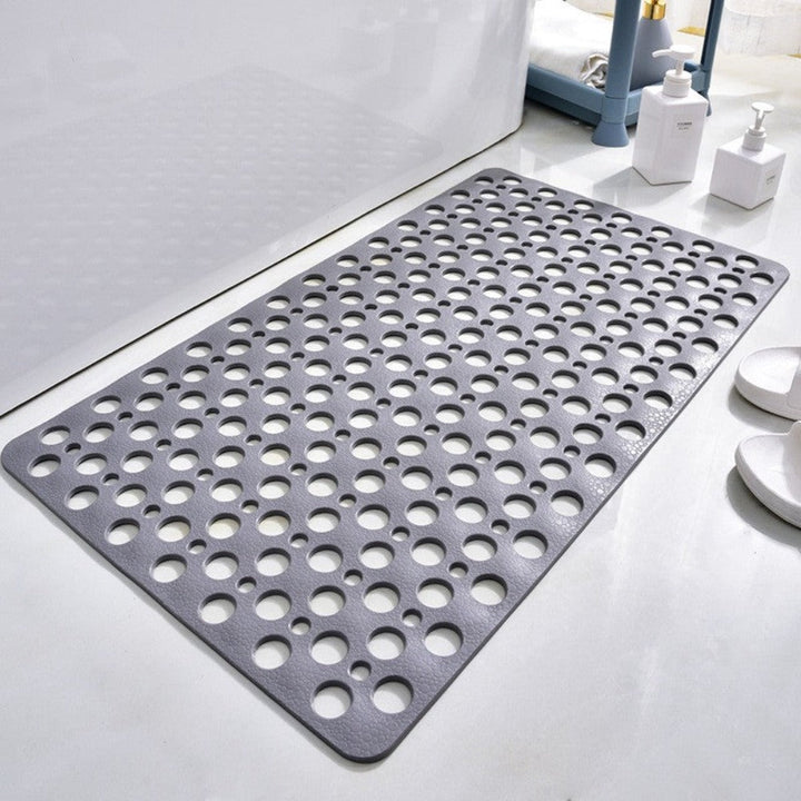 Non-Slip Shower Mat | Antibacterial Bath Mat with Drainage Holes | Quick-Dry Bathroom Safety Mat