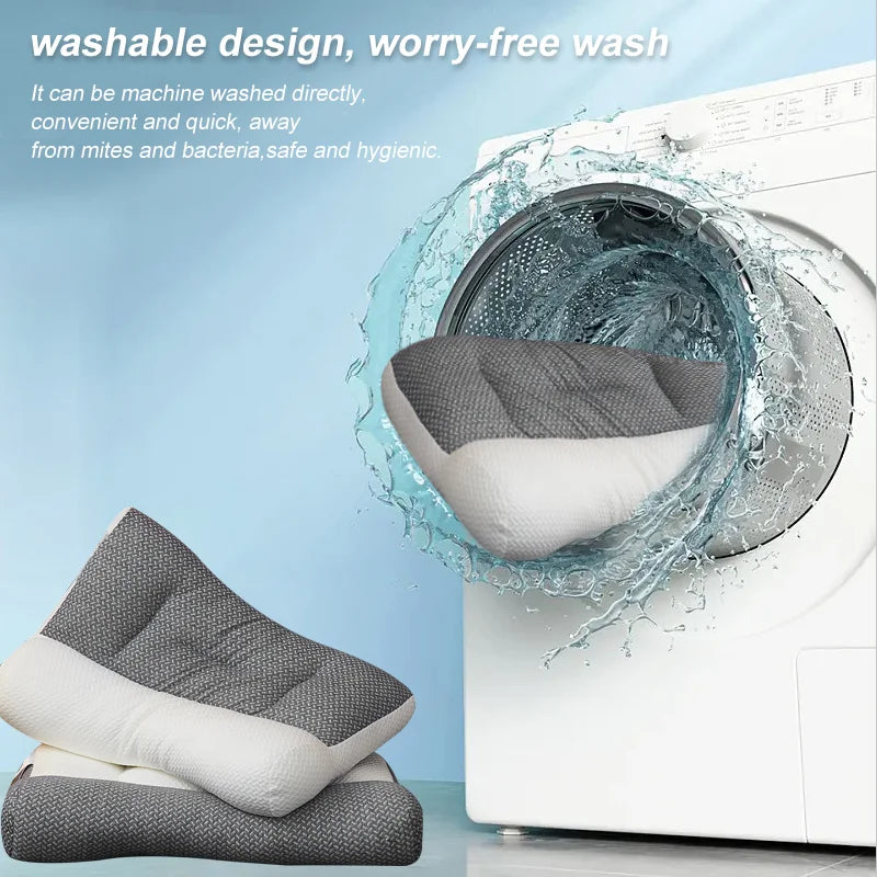 Orthopedic Neck Pillow | Ergonomic Contour Support | Pressure Relief for Side and Back Sleepers