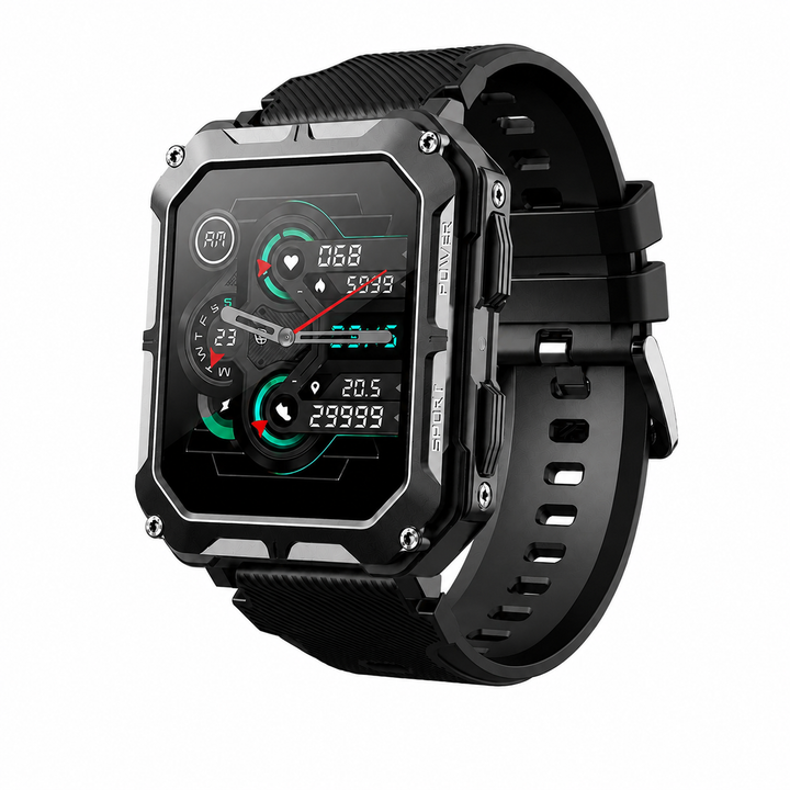 Outdoor Smartwatch | Health Monitoring | AMOLED Display | 600mAh Battery | 70+ Sports Modes