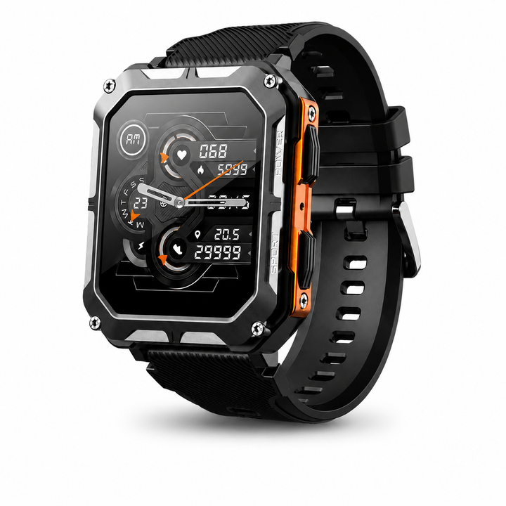 Outdoor Smartwatch | Health Monitoring | AMOLED Display | 600mAh Battery | 70+ Sports Modes
