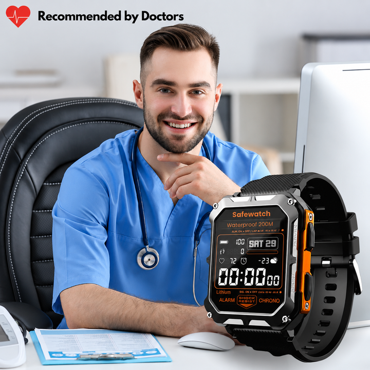Outdoor Smartwatch | Health Monitoring | AMOLED Display | 600mAh Battery | 70+ Sports Modes