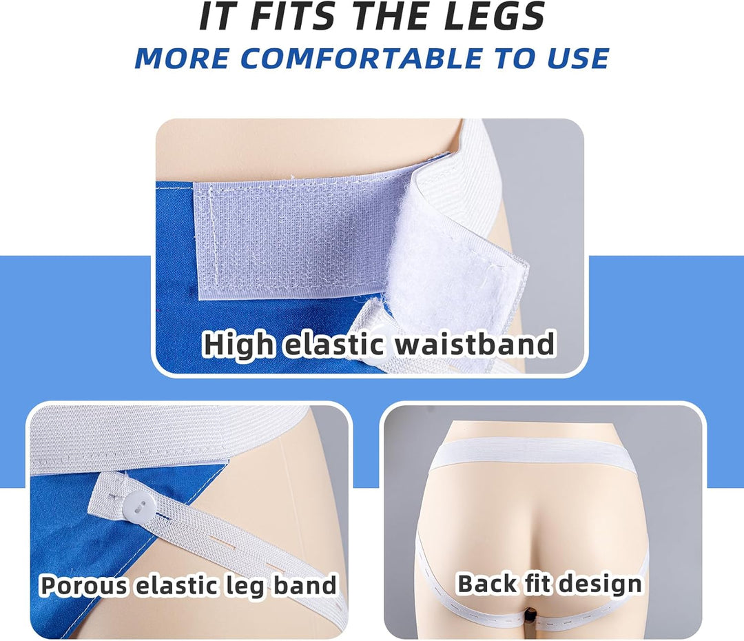 Portable Reusable Urine Collection System | Wearable Design | Adjustable Straps with 39" Drainage Tube