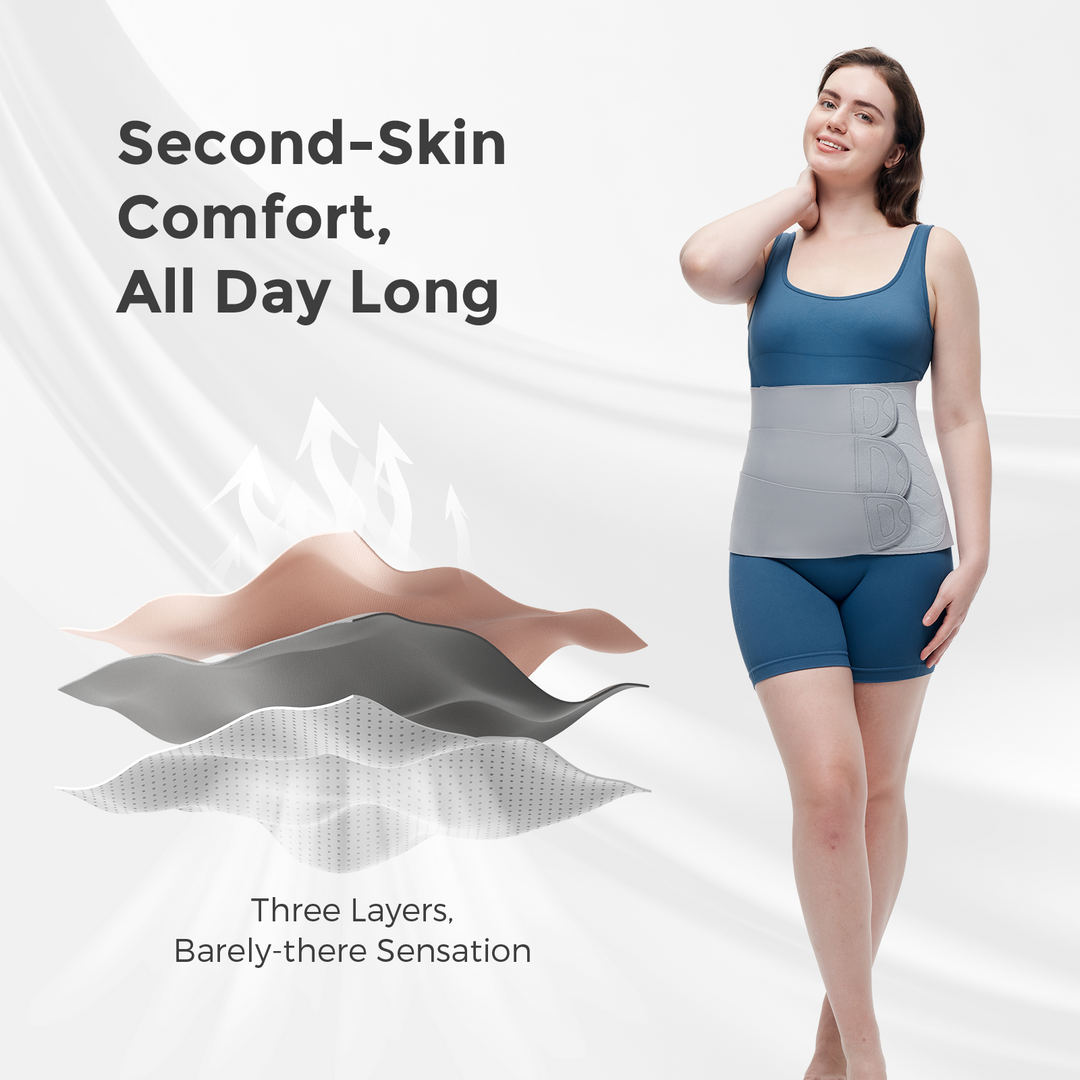 Postpartum Recovery Wrap | Adjustable Abdominal Support | Ergonomic Compression Design | Everyday Comfort