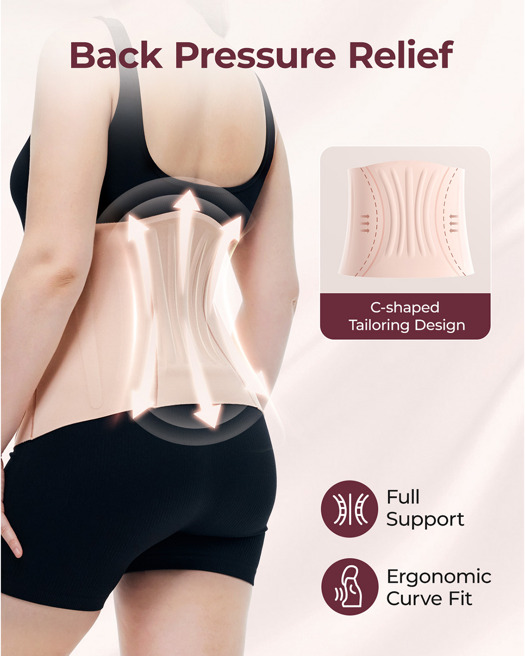 Postpartum Recovery Wrap | Adjustable Abdominal Support | Ergonomic Compression Design | Everyday Comfort