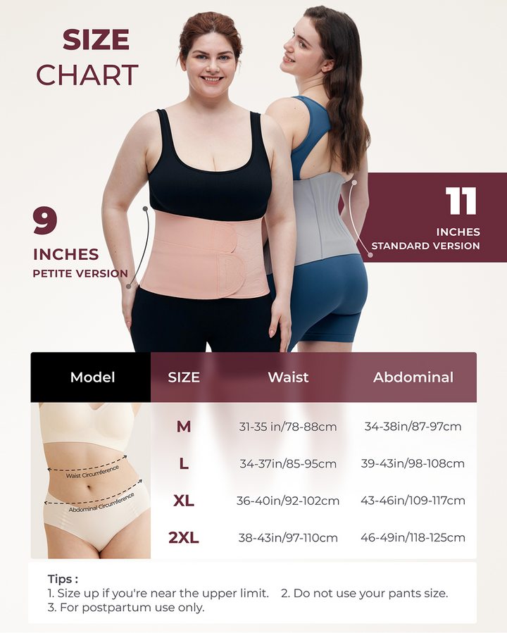 Postpartum Recovery Wrap | Adjustable Abdominal Support | Ergonomic Compression Design | Everyday Comfort