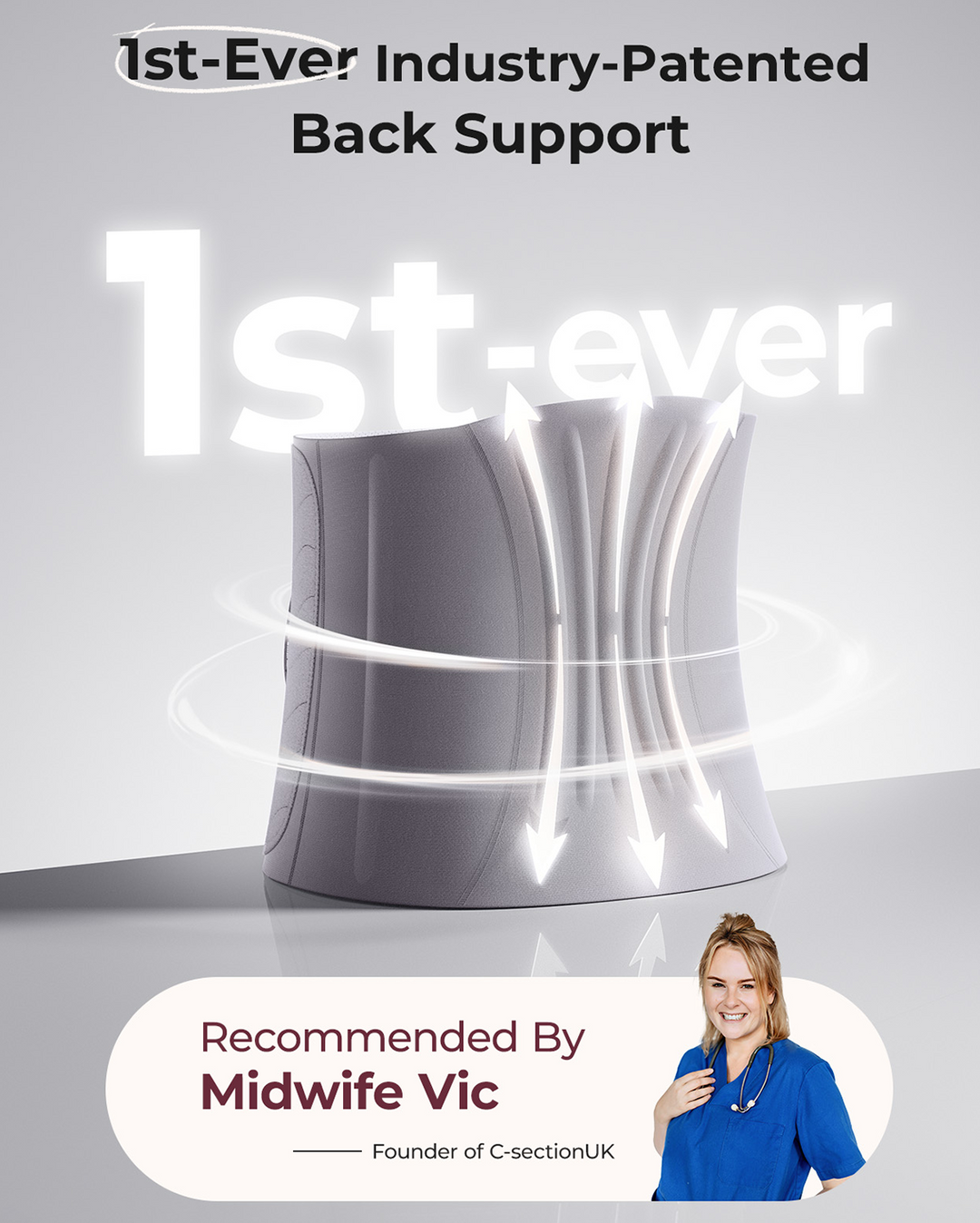 Postpartum Recovery Wrap | Adjustable Abdominal Support | Ergonomic Compression Design | Everyday Comfort