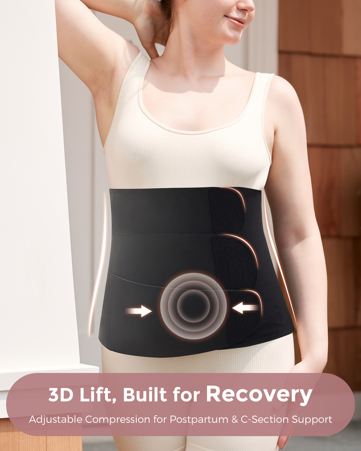 Postpartum Recovery Wrap | Adjustable Abdominal Support | Ergonomic Compression Design | Everyday Comfort