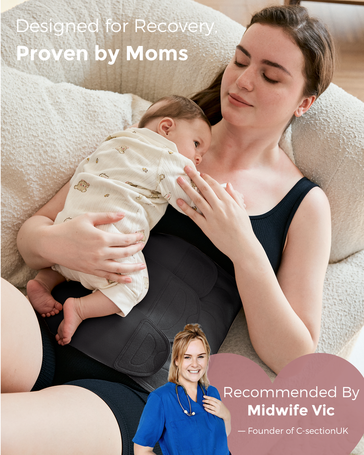 Postpartum Recovery Wrap | Adjustable Abdominal Support | Ergonomic Compression Design | Everyday Comfort