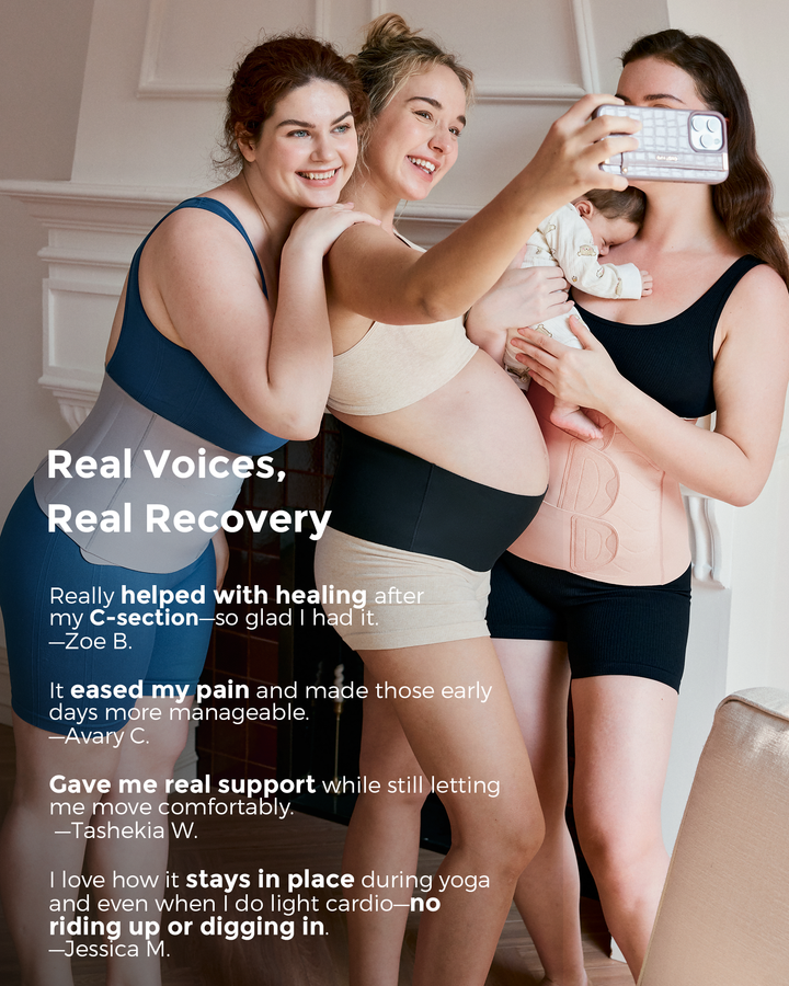 Postpartum Recovery Wrap | Adjustable Abdominal Support | Ergonomic Compression Design | Everyday Comfort