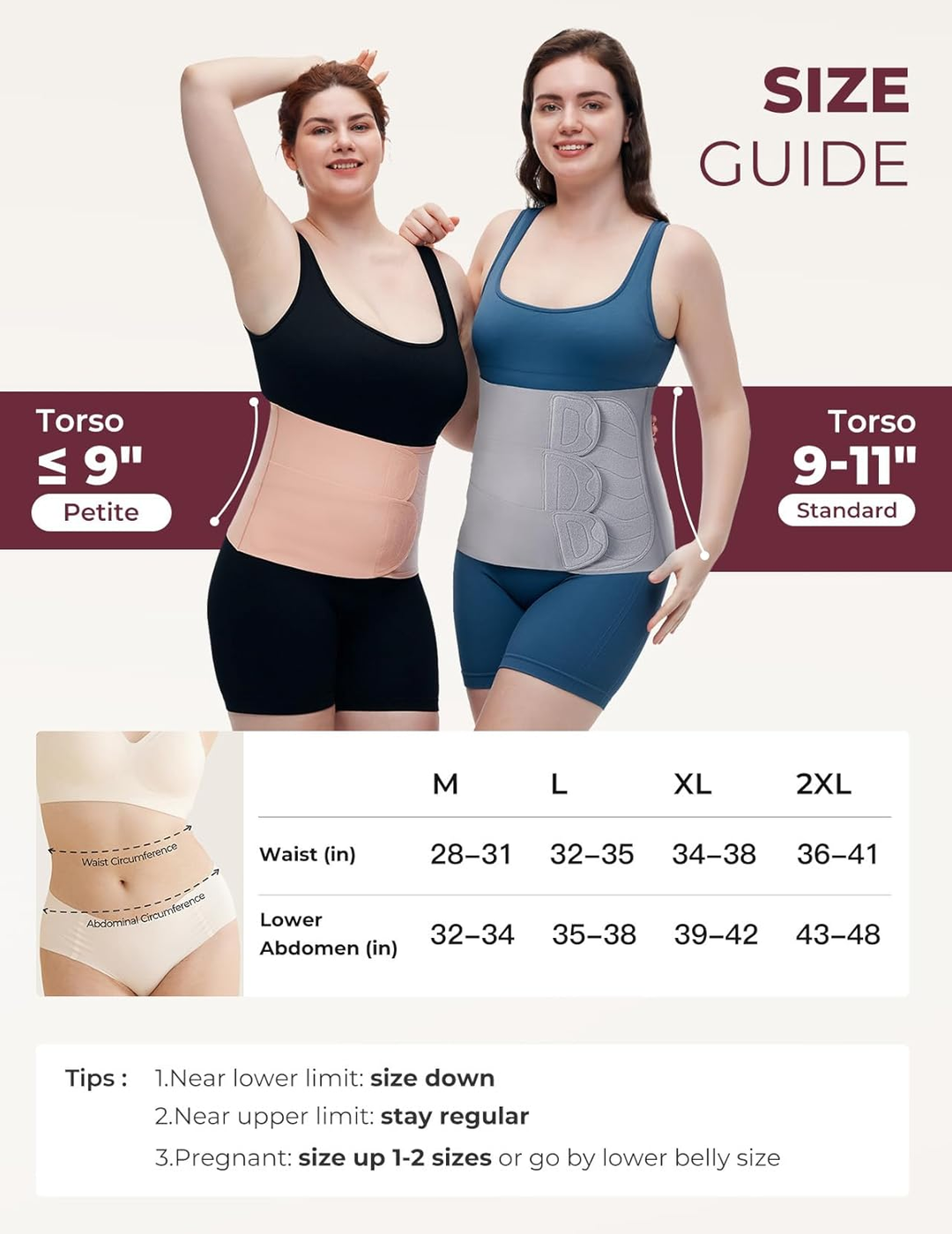 Postpartum Recovery Wrap | Adjustable Abdominal Support | Ergonomic Compression Design | Everyday Comfort