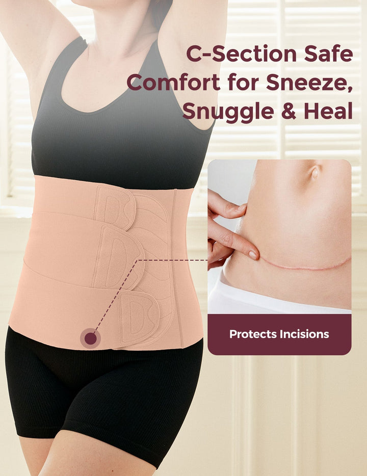 Postpartum Recovery Wrap | Adjustable Abdominal Support | Ergonomic Compression Design | Everyday Comfort