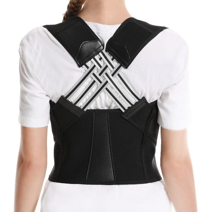 Posture Corrector Brace | Adjustable Shoulder &amp; Back Support | Lightweight Polyester