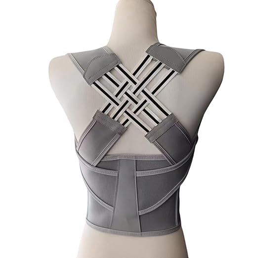 Posture Corrector Brace | Adjustable Shoulder &amp; Back Support | Lightweight Polyester