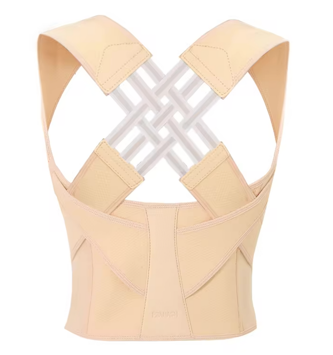 Posture Corrector Brace | Adjustable Shoulder &amp; Back Support | Lightweight Polyester