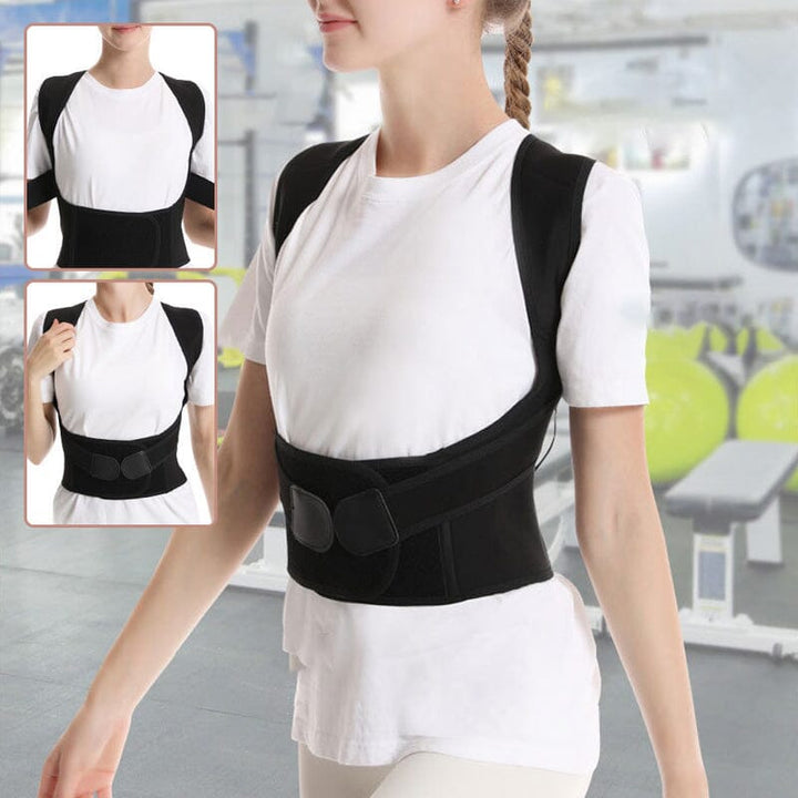 Posture Corrector Brace | Adjustable Shoulder &amp; Back Support | Lightweight Polyester