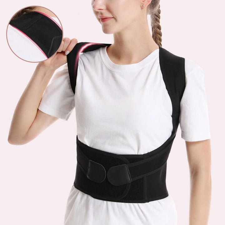 Posture Corrector Brace | Adjustable Shoulder &amp; Back Support | Lightweight Polyester