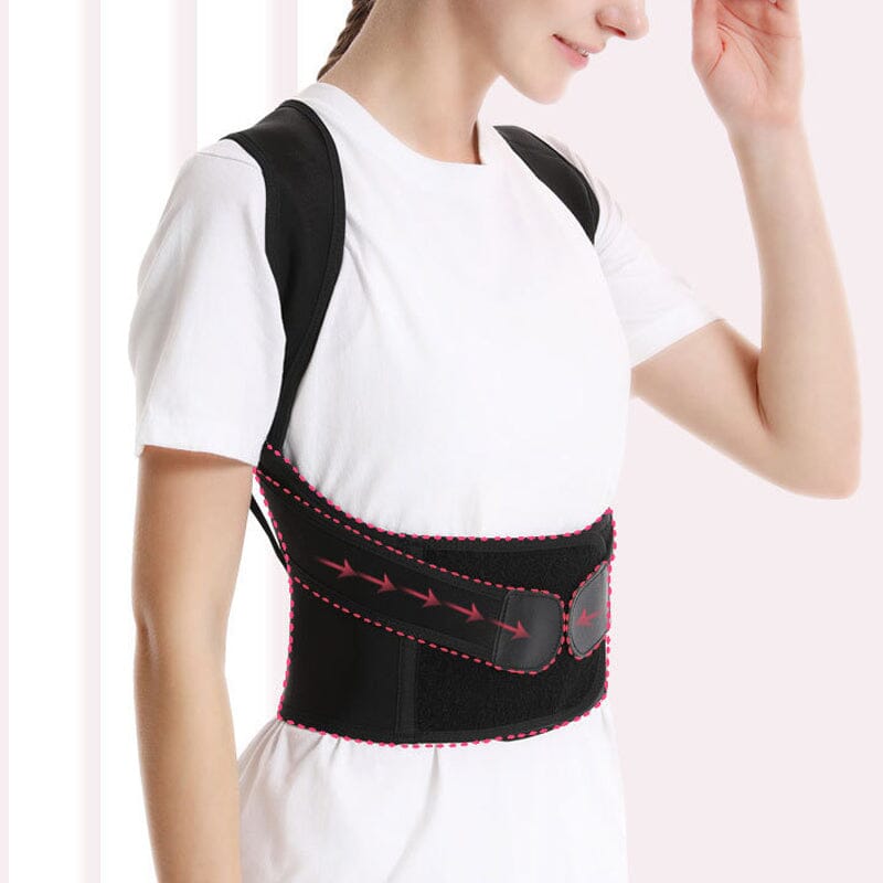 Posture Corrector Brace | Adjustable Shoulder &amp; Back Support | Lightweight Polyester