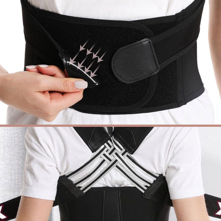 Posture Corrector Brace | Adjustable Shoulder &amp; Back Support | Lightweight Polyester