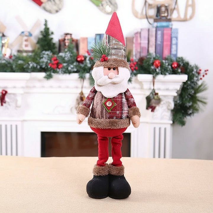 Santa Claus Christmas Figurine | Festive Holiday Decoration | Seasonal Tabletop Home Decor