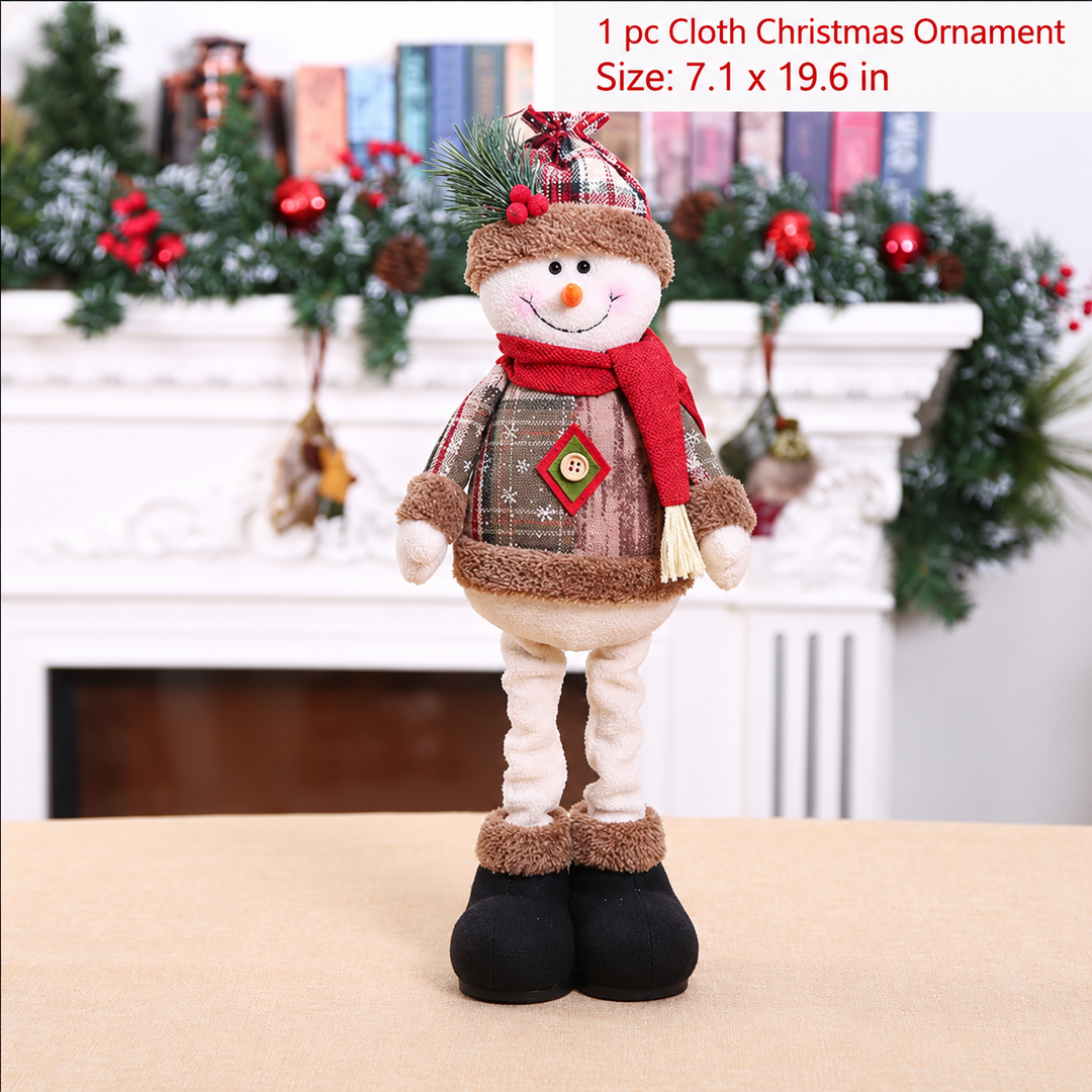Santa Claus Christmas Figurine | Festive Holiday Decoration | Seasonal Tabletop Home Decor