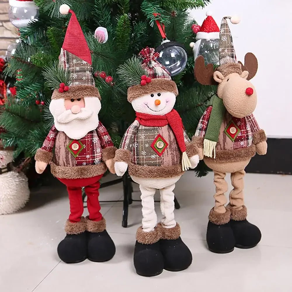 Santa Claus Christmas Figurine | Festive Holiday Decoration | Seasonal Tabletop Home Decor
