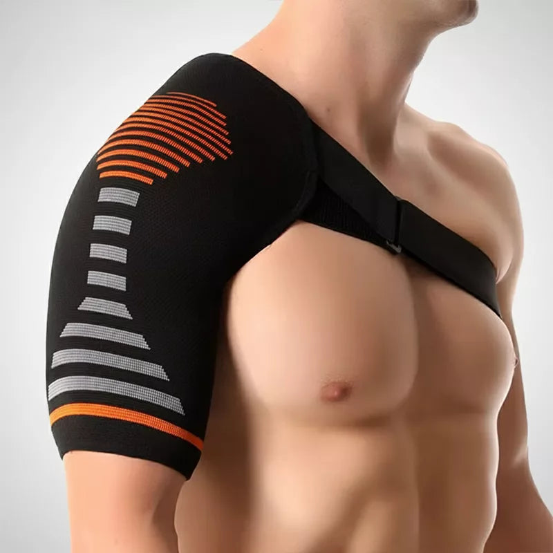 Shoulder Support Brace | Adjustable Compression Sleeve | Stabilizing Support for Recovery &amp; Daily Comfort