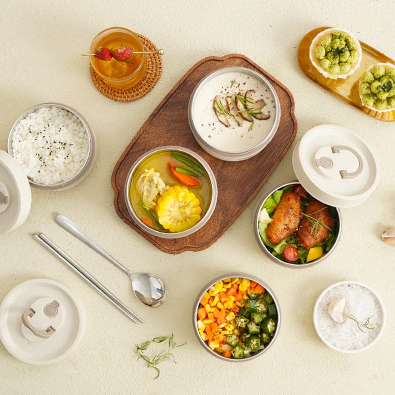 Thermal Lunch Box | Leakproof Stainless Steel Food Container