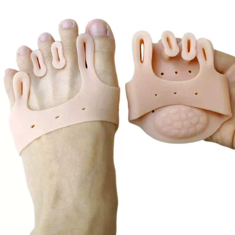 Toe Separators &amp; Metatarsal Pads | Silicone Cushion Support | Pressure Relief Design