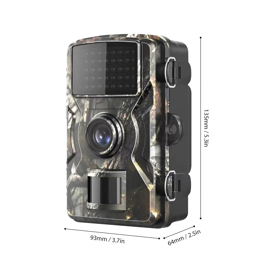 Trail Camera | 16MP Night Vision | 1080P Wildlife Monitoring Camera with 0.6s Trigger &amp; IP66 Waterproof