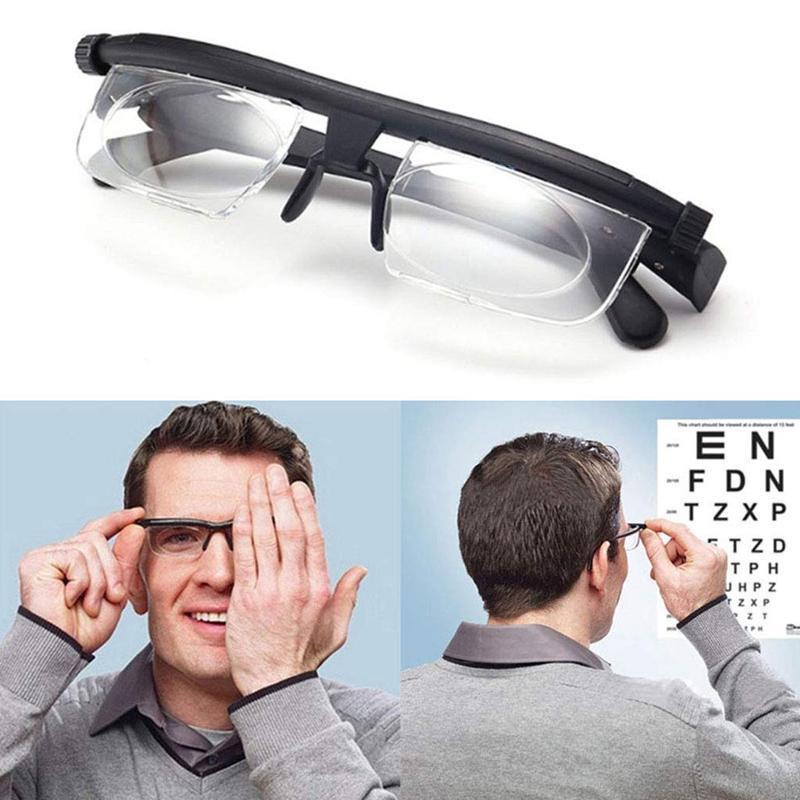 Unisex Adjustable Reading Glasses | Focus-Tuning Zoom Lenses | Lightweight Frame | Clear Vision Support
