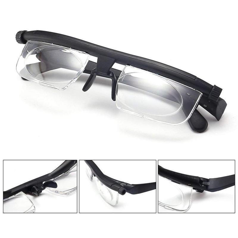 Unisex Adjustable Reading Glasses | Focus-Tuning Zoom Lenses | Lightweight Frame | Clear Vision Support