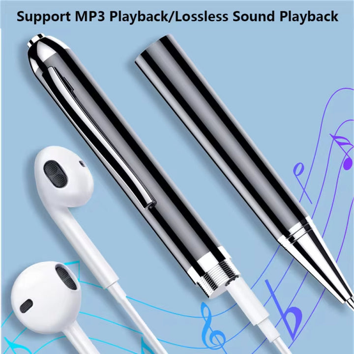 Voice Activated Audio Recorder Pen | Rechargeable Digital Recorder | 96-Hour Recording Capacity