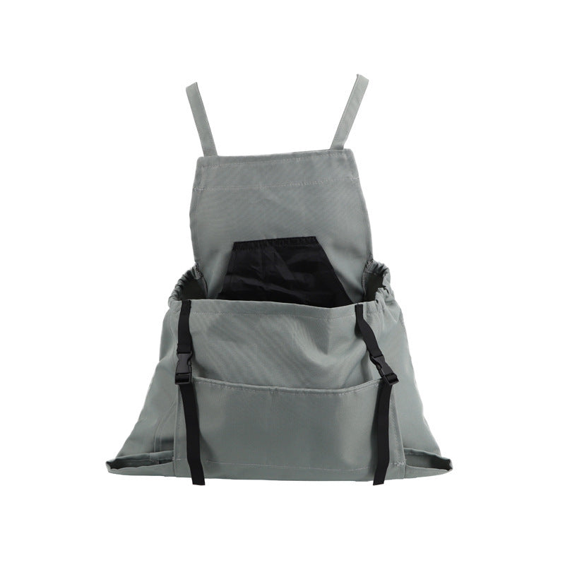 Waterproof Gardening Apron | Oxford Garden Work Apron with Tool Pockets | Adjustable Cross-Back Design