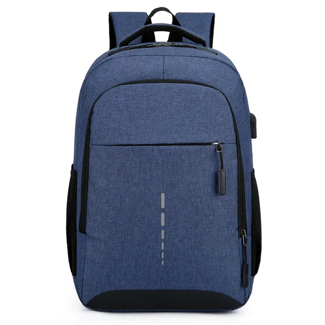 Waterproof Laptop Backpack for Men | Lightweight Travel Bag | External USB Charging Port